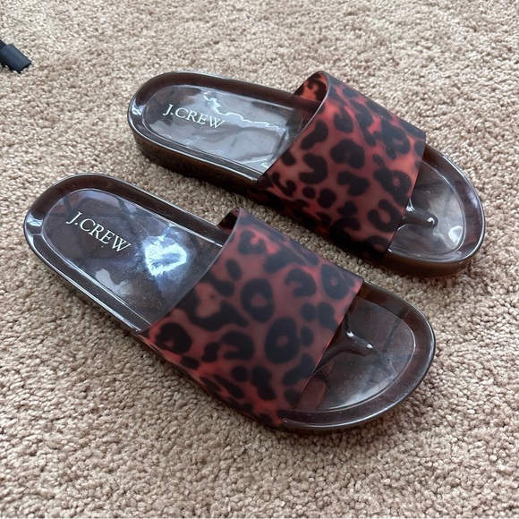 NEW J. Crew Tortoise Slide Sandal Women’s Size 38/7 Water Resistant Pool Slides - Picture 8 of 11